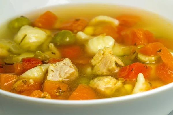 Sopa de frango — Fotografia de Stock