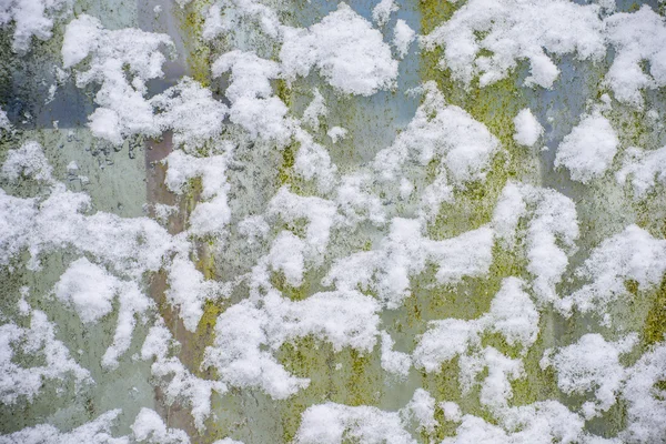 Snowhats na ogrodzenie — Zdjęcie stockowe