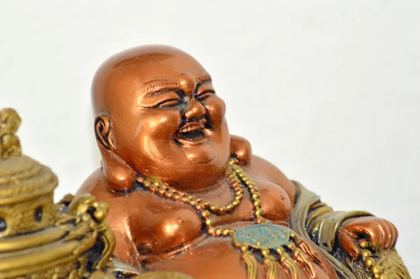 Buddha skrattar — Stockfoto