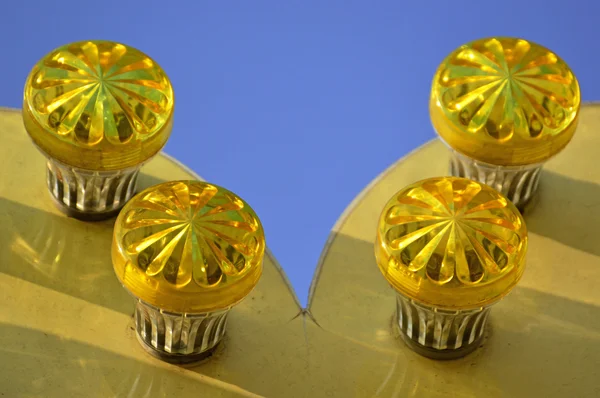 Lights of a fairground booth — Stock Photo, Image