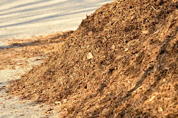 Bark mulch — Stock Photo, Image