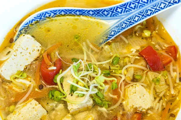 Китайський суп з тофу — стокове фото