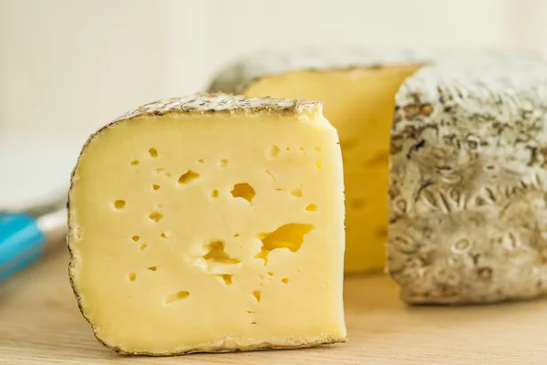 Tomette des Alpes, cheese of France — Stock Photo, Image