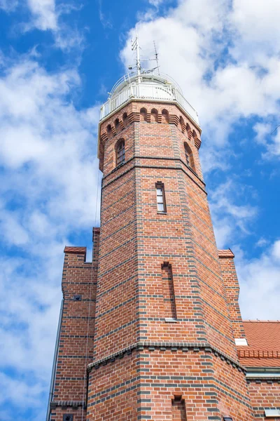 Old lighthouse in Ustka Poland — Stock Photo, Image