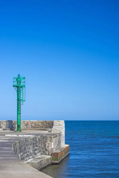 Mar Báltico, entrada del puerto de Ustka, Polonia — Foto de Stock