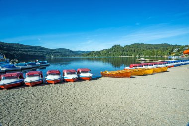 Göl Titisee, Black Forest Almanya, bağlantı noktası