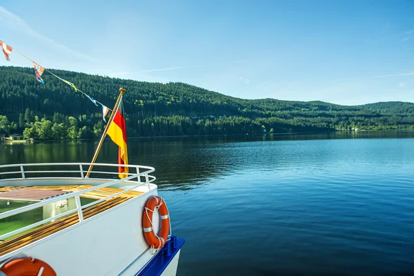 Haven van het meer Titisee, Zwarte Woud Zuid Duitsland, — Stockfoto