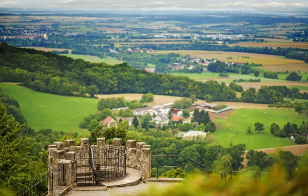 Vista panoramica della città Waldenburg a nord di — Foto Stock