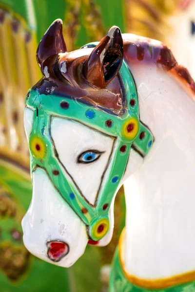 Cavalo de um carrossel — Fotografia de Stock