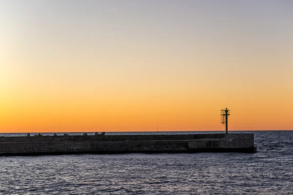 Resplandor sobre el mar Báltico — Foto de Stock