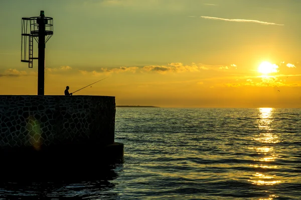 Puesta de sol sobre el mar Báltico — Foto de Stock