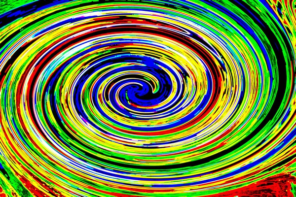 Färgglada spiral i många färger — Stockfoto