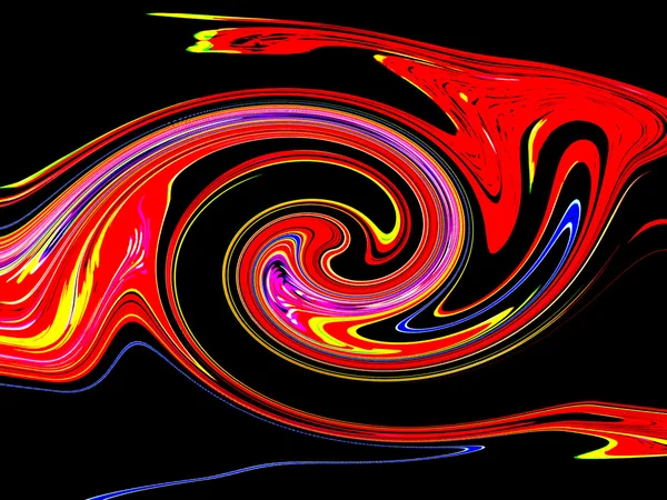 Espiral colorida en rojo —  Fotos de Stock