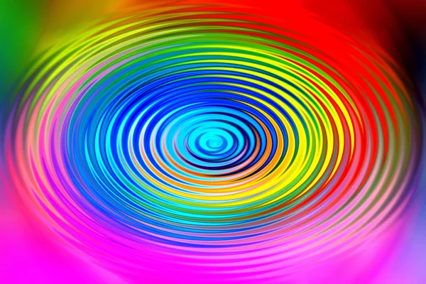 Spinning, colorful circle — Stock Photo, Image