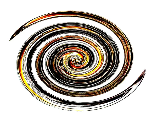 Espiral colorida em marrom — Fotografia de Stock