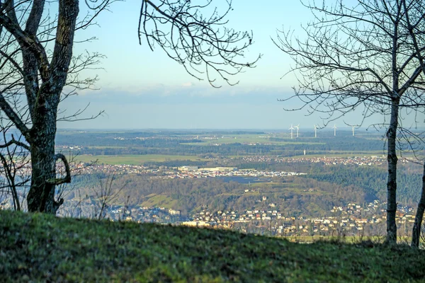 Vista panorâmica Schwaebisch Gmuend, Alemanha — Fotografia de Stock