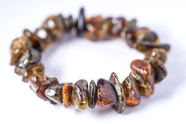 Dark amber bracelet — Stock Photo, Image