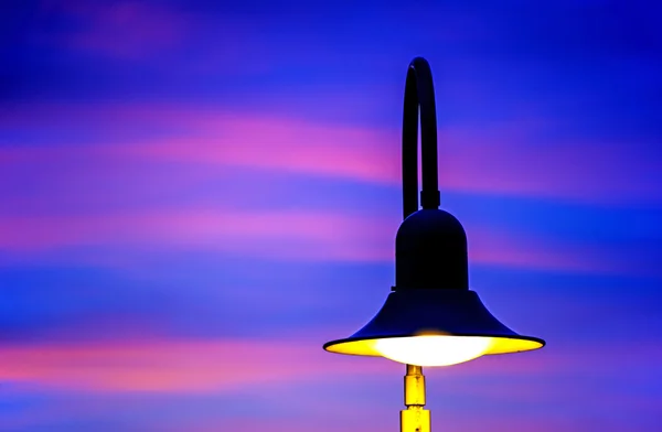 Street lantern at dawn — Stock Photo, Image