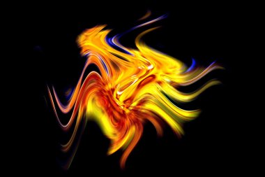 alevler bir siyah arka plan üzerinde dans