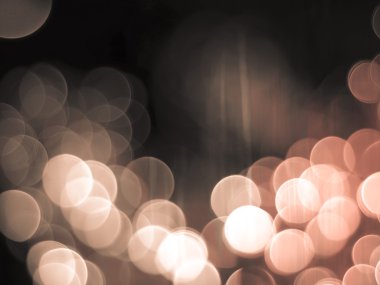 Şehrin Vintage gece ışıkları, bokeh ile arka plan ışığı defocused.