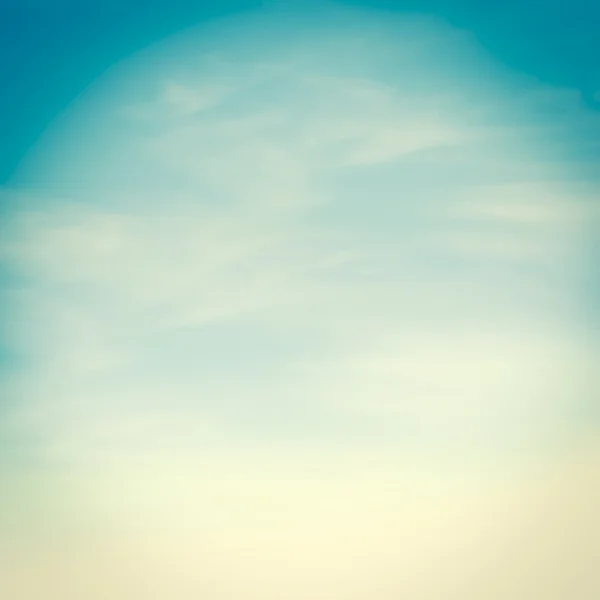 Retro-Himmel mit Wolkenhintergrund — Stockfoto