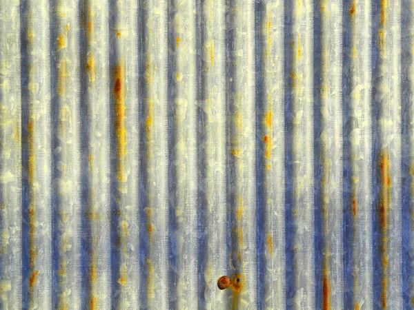 Rust stains on sheets of galvanized steel. — Stock Photo, Image