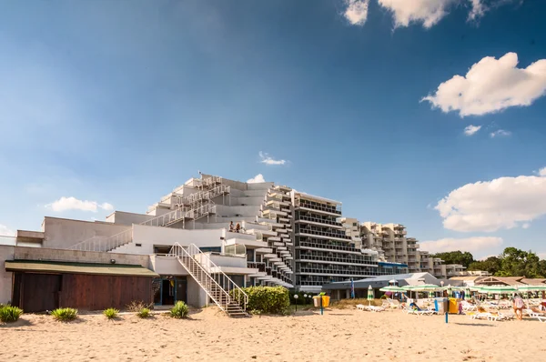 Vista del hotel en la localidad de albena mura en bulgaria. — Stockfoto