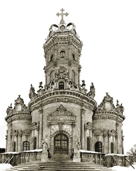 A templom a Szent szűz a Dubrovitsy — Stock Fotó