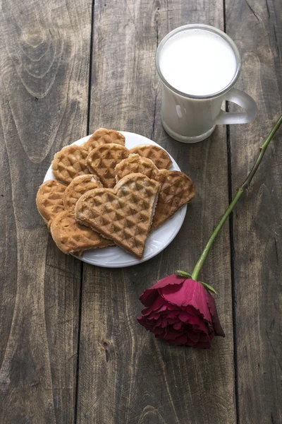 Frühstück mit Liebe — Stockfoto