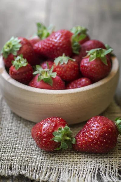 Fresas rojas maduras frescas — Foto de Stock