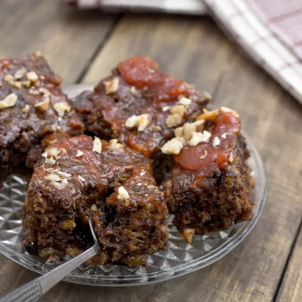 Hausgemachte Brownies — Stockfoto