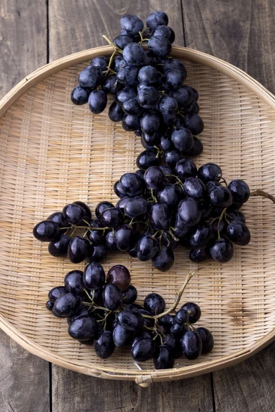 Uvas biológicas frescas — Fotografia de Stock