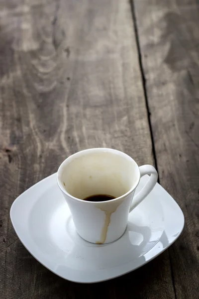 Boş fincan espresso — Stok fotoğraf