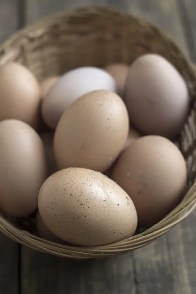 Органічні яйця — стокове фото