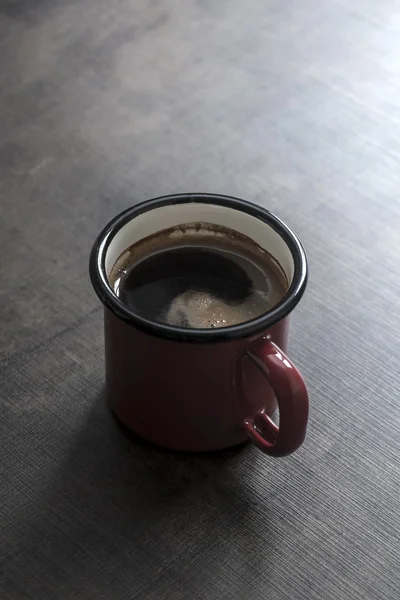 Taza de café sobre fondo de madera —  Fotos de Stock