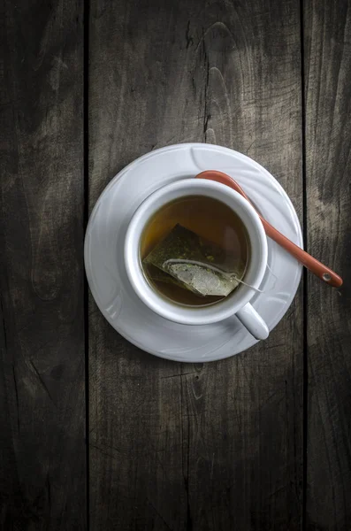 Taza de té de hierbas de invierno — Foto de Stock