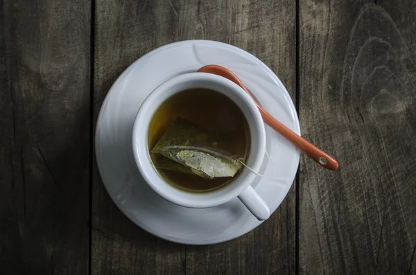 Taza de té de hierbas de invierno — Foto de Stock