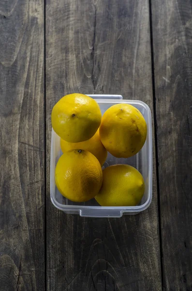 Miska z bio citronů — Stock fotografie