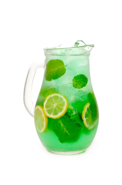 Limon ve nane taze limonata — Stok fotoğraf