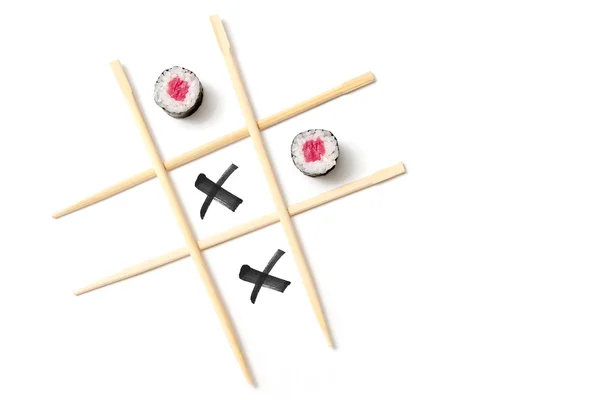 suşi rulo malzemelerle