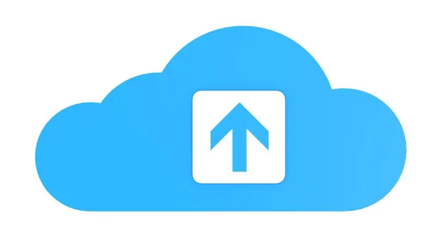 Concetto Servizi Archiviazione Dati Cloud — Foto Stock