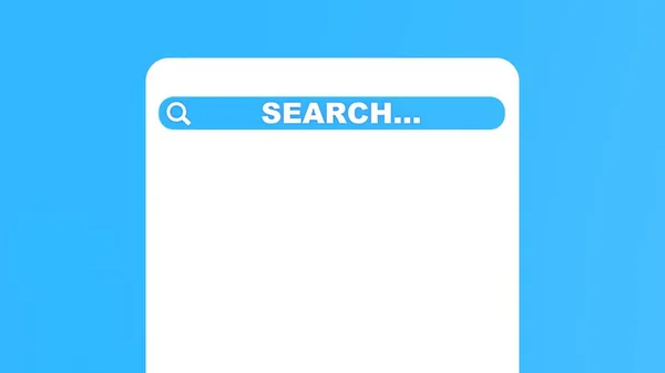 Render Search Technology Concept Search Online — Stock Photo, Image