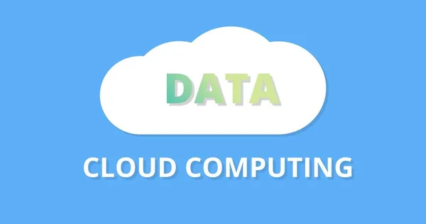 Illustration Cloud Technology Cloud Computing Services — Stock Photo, Image