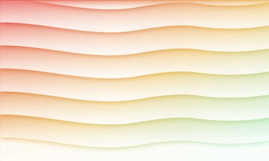 Dalgalı soyut duvar kağıdı çizimi.