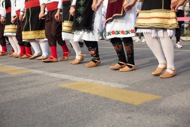 Novi Sad, Sebia: 4. Ekim 2015. Folklor grubu--dan Serbia 
