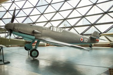 Belgrade, Serbia Yugoslav Plane im museum  clipart
