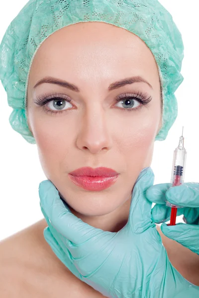 Healthcare, medical and plastic surgery concept — Stock Photo, Image