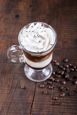 kahve ve krem latte kahve