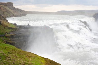 Gullfoss şelale, yaz, İzlanda