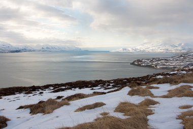 Kuzey manzara. İzlanda.
